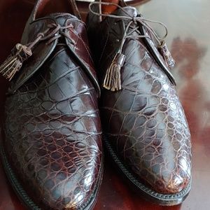 Genuine alligator crocodile Allen Edmonds men shoe
